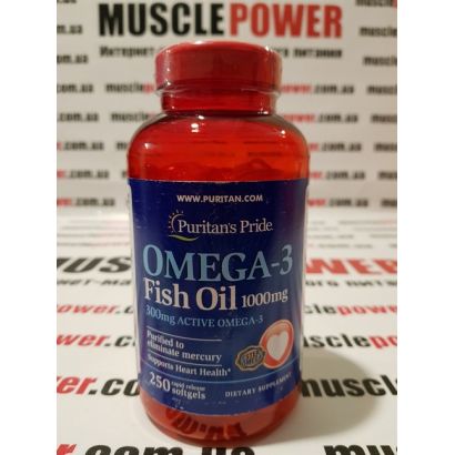 Puritan`s Pride Omega 3 250 капс
