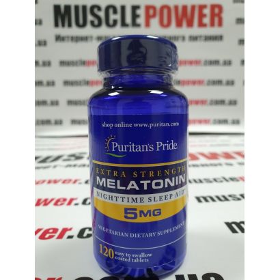 Puritan's Pride Melatonin 5 mg  120 капс