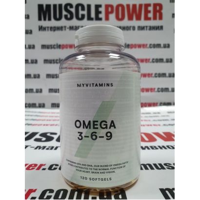 MyProtein Omega 3 6 9 120 капс