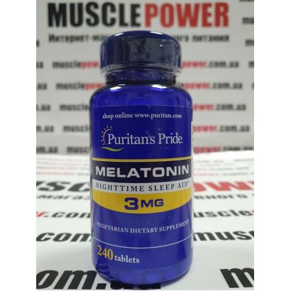 Puritan's Pride  Metalonin 3 мг  240 капс