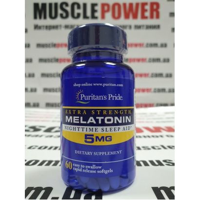 Puritan's Pride Melatonin 5 mg 60 капс