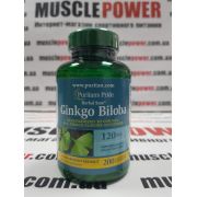 Puritan's Pride Ginkgo Biloba Standardized Extract 120 mg 200 капс