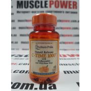 Puritan`s Pride Vitamin C-1000 mg 60 таб
