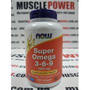 NOW Foods SUPER OMEGA 3-6-9 1200 MG 180 капс