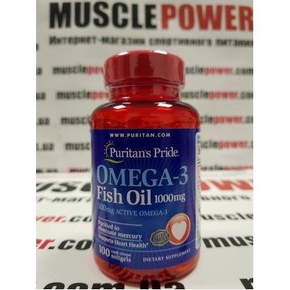 Puritan's Pride Omega 3 100 капс