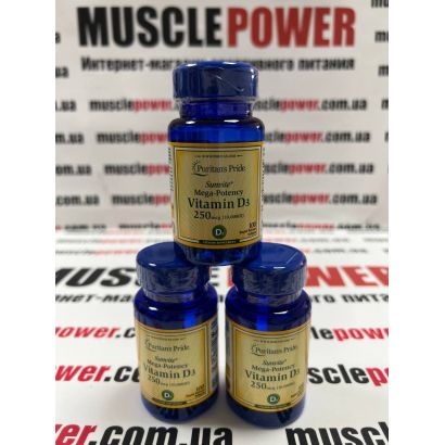 Puritan's Pride Vitamin D3 10,000 100 капс