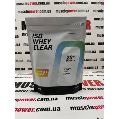 Progress Nutrition iso whey clear 460 г 